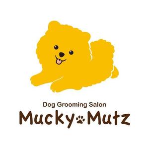 kurioさんのドッグ　トリミングサロン　『Mucky Mutz Dog Grooming』の　ロゴへの提案