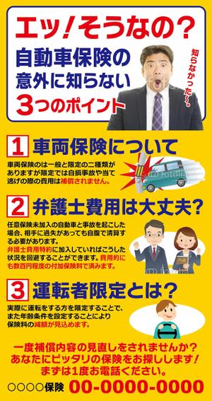 Zip (k_komaki)さんのガソリンスタンド店内に設置する自動車保険POP作成への提案