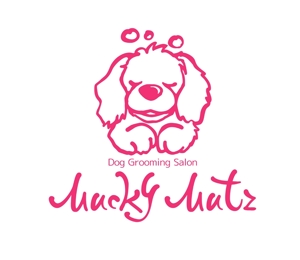 鈴木 ようこ (yoko115)さんのドッグ　トリミングサロン　『Mucky Mutz Dog Grooming』の　ロゴへの提案