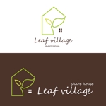 kaori1201さんのシェアハウス「Leaf village」のロゴへの提案