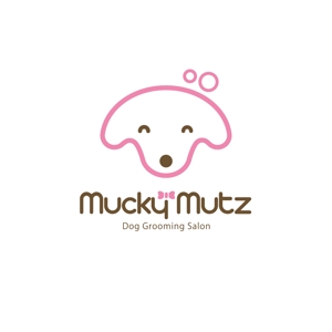 edesign213 (edesign213)さんのドッグ　トリミングサロン　『Mucky Mutz Dog Grooming』の　ロゴへの提案