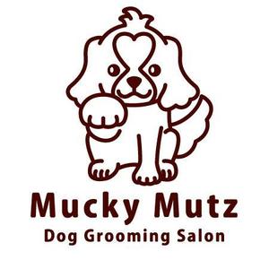 konamaru (konamaru)さんのドッグ　トリミングサロン　『Mucky Mutz Dog Grooming』の　ロゴへの提案