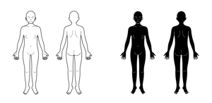 wood_moons (wood_moons)さんの☆急募☆医療機関向けアプリで使用する人体図のイラストへの提案
