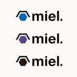 graphさんの人工知能経営管理SaaS「 miel. 」のロゴへの提案