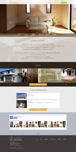 id1027 (id1027)さんの南欧風注文住宅ブランドサイト「enisie（エニシエ）」のリニューアルトップページデザインへの提案