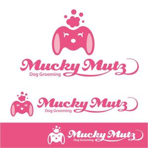 sazuki (sazuki)さんのドッグ　トリミングサロン　『Mucky Mutz Dog Grooming』の　ロゴへの提案