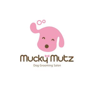 edesign213 (edesign213)さんのドッグ　トリミングサロン　『Mucky Mutz Dog Grooming』の　ロゴへの提案