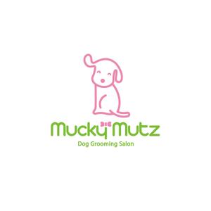 edesign213 (edesign213)さんのドッグ　トリミングサロン　『Mucky Mutz Dog Grooming』の　ロゴへの提案