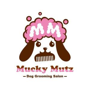 lingo ()さんのドッグ　トリミングサロン　『Mucky Mutz Dog Grooming』の　ロゴへの提案