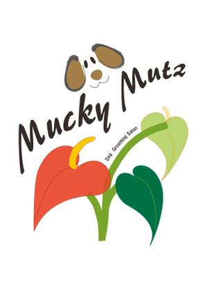 sainou1068さんのドッグ　トリミングサロン　『Mucky Mutz Dog Grooming』の　ロゴへの提案