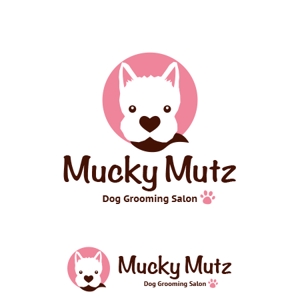 octo (octo)さんのドッグ　トリミングサロン　『Mucky Mutz Dog Grooming』の　ロゴへの提案