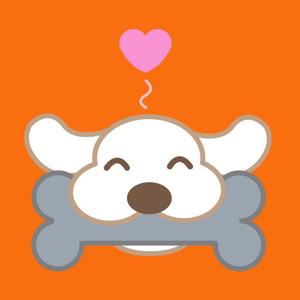 chiharu2010 ()さんのポップアート風、骨にかぶりつく白い犬への提案