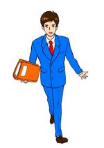 ソメイヨシノ (workknight2009)さんの元気な営業マンのキャラクターデザインへの提案