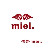 smileblueさんの人工知能経営管理SaaS「 miel. 」のロゴへの提案