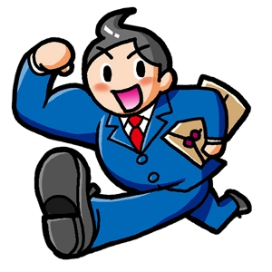 タケロボ (takerobo)さんの元気な営業マンのキャラクターデザインへの提案