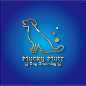 drkigawa (drkigawa)さんのドッグ　トリミングサロン　『Mucky Mutz Dog Grooming』の　ロゴへの提案