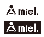 @えじ@ (eji_design)さんの人工知能経営管理SaaS「 miel. 」のロゴへの提案