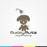 iwwDESIGN (iwwDESIGN)さんのドッグ　トリミングサロン　『Mucky Mutz Dog Grooming』の　ロゴへの提案