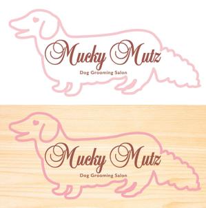 toshi-vwさんのドッグ　トリミングサロン　『Mucky Mutz Dog Grooming』の　ロゴへの提案