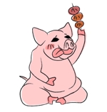 takimi (takimi)さんの豚のイラストへの提案
