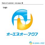 DESIGN DIVE (mstk0711)さんの水廻りメンテンス、リフォーム「オーエヌオー・アクア」のロゴへの提案
