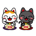 Ｄ-ｓｗｉｆｔ (d-swift)さんの餃子を抱えた招き猫のキャラクターデザインへの提案