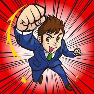 MEGA (MEGA)さんの元気な営業マンのキャラクターデザインへの提案
