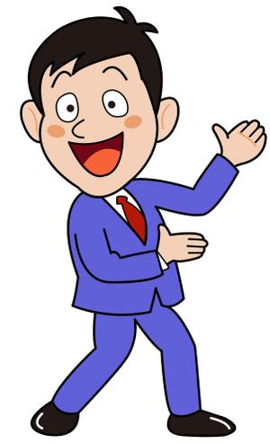 木村　博 (lucky5302)さんの元気な営業マンのキャラクターデザインへの提案