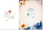有限会社　彩技システム (saigi)さんの造花フラワーカタログの表紙デザインへの提案