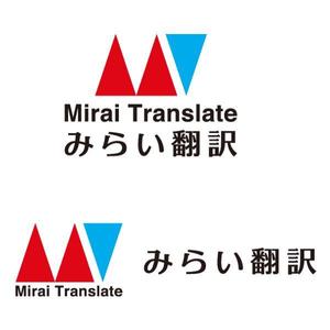 浦山清彦 (k-ura)さんの翻訳サービス会社「株式会社 みらい翻訳」のコーポレートロゴ制作への提案