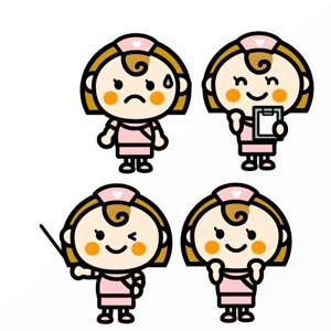 Jelly (Jelly)さんの看護師紹介会社のイメージキャラクターデザインへの提案