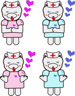 takesatoさんの看護師紹介会社のイメージキャラクターデザインへの提案