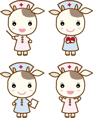 airisu9393さんの看護師紹介会社のイメージキャラクターデザインへの提案