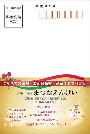 F.Kamioka (wanwan0106)さんの年末セール用ＤＭハガキのデザインへの提案