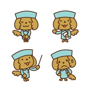 ＳＡＲＵＭＯＣＨＩ (sarumochi)さんの看護師紹介会社のイメージキャラクターデザインへの提案