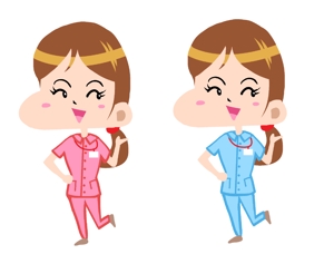 新井淳也 (junboy2114)さんの看護師紹介会社のイメージキャラクターデザインへの提案