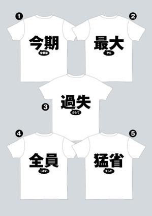 CyanCreative  (CyanCreative)さんの宴会用　Tシャツデザイン（背面のみ）への提案