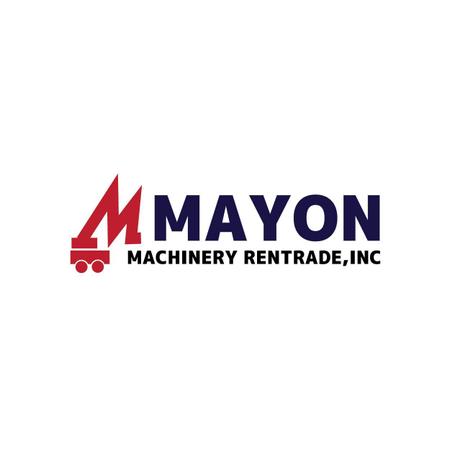 kaiholo (isizanmo)さんの建設機械レンタル業　MAYON MACHINERY RENTRADE INCのロゴへの提案