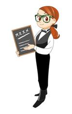 nakaco (nakaco)さんの女性バーテンダーのキャラクターデザインへの提案