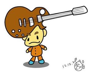 kusunei (soho8022)さんのエレキギターをデフォルメしたキャラのLINEスタンプ作成への提案