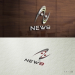 coco design (tomotin)さんのアフィリエイトサービスプロバイダーの新規サイト「NEW８」のロゴへの提案