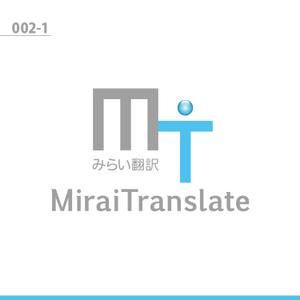 河原崎英男 (kawarazaki)さんの翻訳サービス会社「株式会社 みらい翻訳」のコーポレートロゴ制作への提案