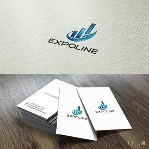 coco design (tomotin)さんの展示会×営業支援サービス「EXPOLINE」のロゴへの提案