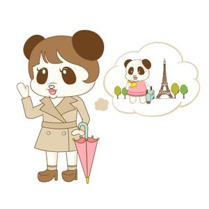ちびりすスタジオ (chibilisstudio)さんのぱんだのキャラクターデザインへの提案
