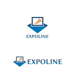 Yolozu (Yolozu)さんの展示会×営業支援サービス「EXPOLINE」のロゴへの提案