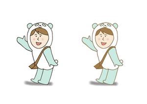 Noriko T. (Lecrimenepaiepas)さんのぱんだのキャラクターデザインへの提案