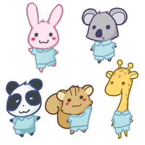 幼稚園で使用する動物キャラの事例 実績 提案一覧 Id キャラクターデザイン 制作 募集の仕事 クラウドソーシング ランサーズ