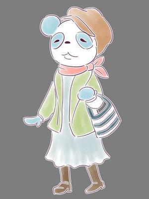 ハシモト (hashimaro)さんのぱんだのキャラクターデザインへの提案