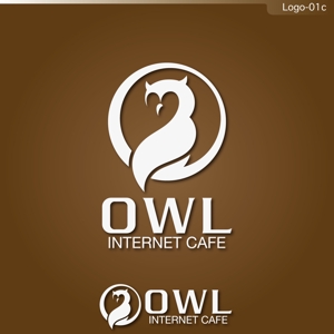 fs8156 (fs8156)さんのインターネットカフェ　「OWL」のロゴへの提案