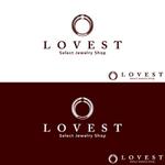 take5-design (take5-design)さんのブライダルジュエリーショップ　店舗名『LOVEST』のロゴへの提案